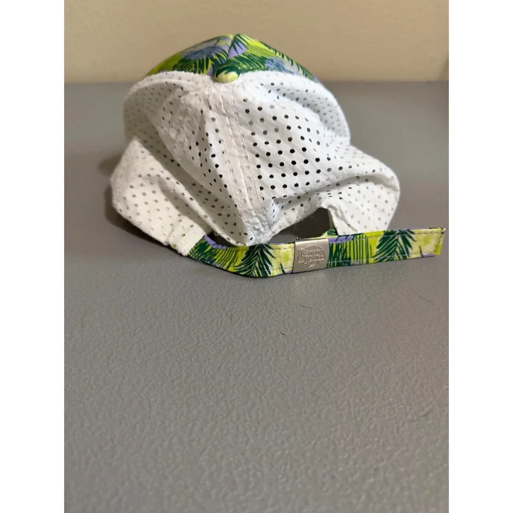 Banana Boat UPF 50+ UV Protection Tropical Mesh Trucker‎ Hat EUC Green Purple